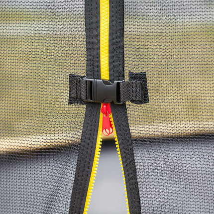 Kahuna 12ft Trampoline Free Ladder Spring Mat Net Safety Pad Cover Round Enclosure - Rainbow.