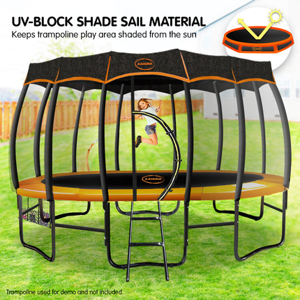 Kahuna 14ft Removable Twister Trampoline Roof Shade Cover.