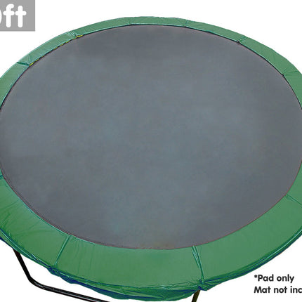 Kahuna 10ft Trampoline Replacement Spring Pad Round Cover - Green.