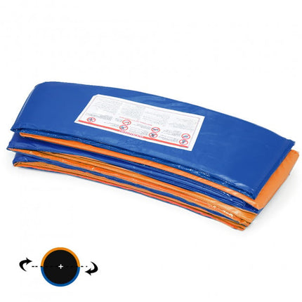 Kahuna 10ft Trampoline Reversible Replacement Pad Round - Orange/Blue.