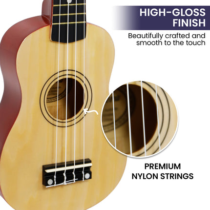 Karrera 21in Ukulele - Natural.