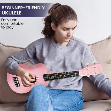 Karrera 21in Ukulele - Pink.