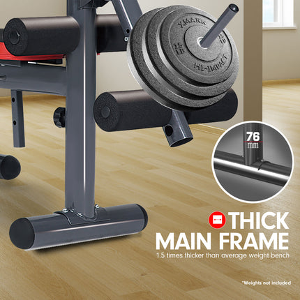 Powertrain Adjustable Weight Bench Home Gym Bench Press - 302.