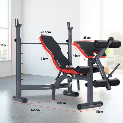 Powertrain Adjustable Weight Bench Home Gym Bench Press - 302.