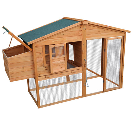 Furtastic Large Chicken Coop & Rabbit Hutch With Ramp.