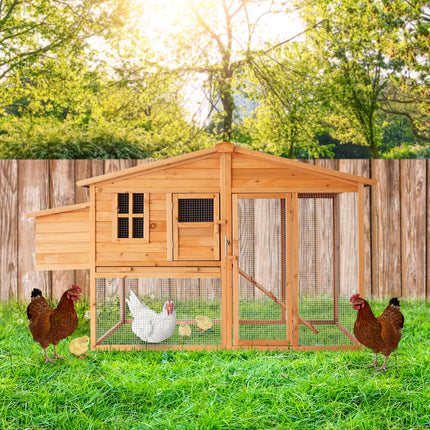 Furtastic Large Chicken Coop & Rabbit Hutch With Ramp.