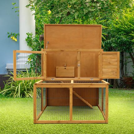 Furtastic 2-Storey Chicken Coop & Rabbit Hutch With Large Run.