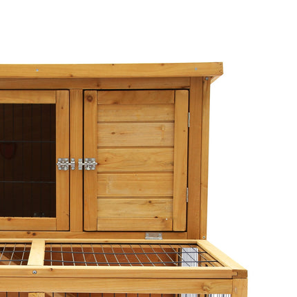Furtastic 2-Storey Chicken Coop & Rabbit Hutch With Large Run.