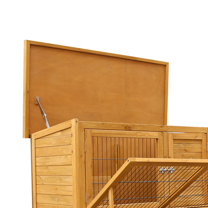 Furtastic 2-Storey Chicken Coop & Rabbit Hutch With Large Run.