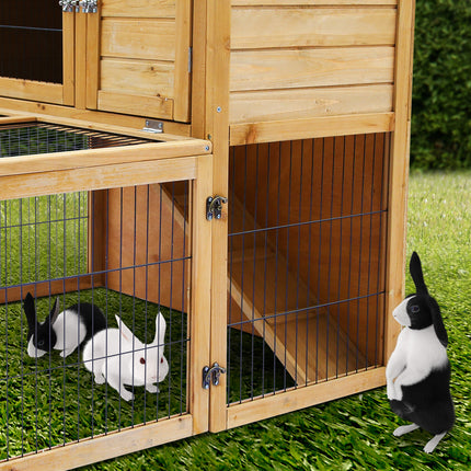 Furtastic 2-Storey Chicken Coop & Rabbit Hutch With Large Run.