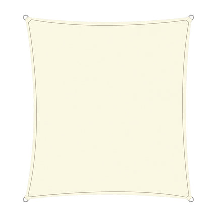 Wallaroo Waterproof Outdoor Shade Sail Sun Cloth Square 2.5x2.5M.