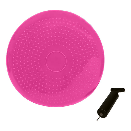 Powertrain Yoga Stability Disc Home Gym Pilates Balance Trainer - Pink.