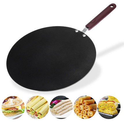 32cm Nonstick Frying Indian Tava Dosa Chapati Pan Flat Skillet Griddle Pan.