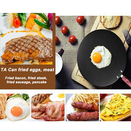 32cm Nonstick Frying Indian Tava Dosa Chapati Pan Flat Skillet Griddle Pan.
