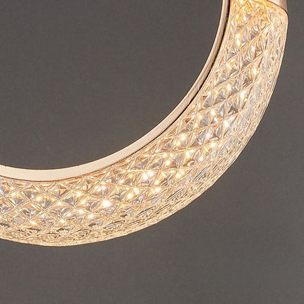 BAMDECOR Moon Stair Chandelier Golden Luxury Villa Duplex Staircase Chandelier Apartment Revolving Loft Hollow Living Room (Dimmable Control).