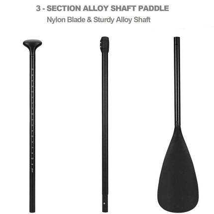 Alloy Adjustable 2-part SUP Paddle Stand Up Paddle Board Edge Guard 160-215cm Double.