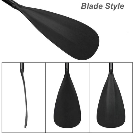 Alloy Adjustable 2-part SUP Paddle Stand Up Paddle Board Edge Guard 160-215cm Double.