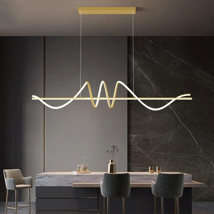 BAMDECOR A202 Modern LED Linear Pendant Lights with Dimmable LED  160cm.