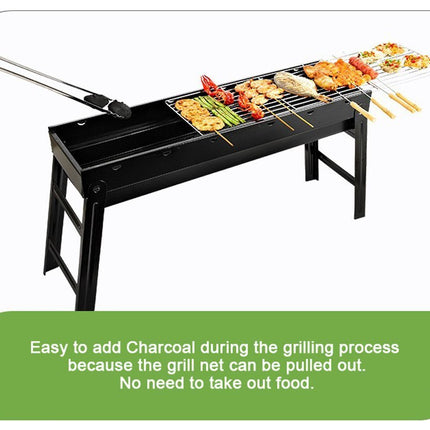 Foldable Portable BBQ Charcoal Grill Barbecue Camping Hibachi Picnic small.