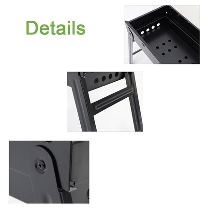 Foldable Portable BBQ Charcoal Grill Barbecue Camping Hibachi Picnic small.