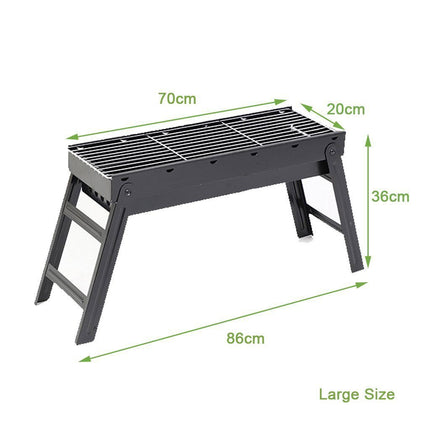 Foldable Portable BBQ Charcoal Grill Barbecue Camping Hibachi Picnic small.