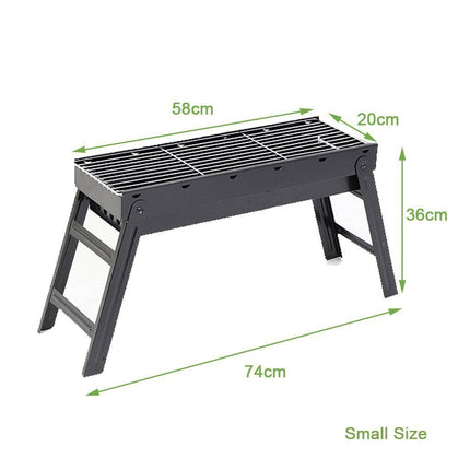 Foldable Portable BBQ Charcoal Grill Barbecue Camping Hibachi Picnic small.
