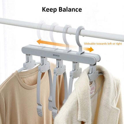 Magic Hanger Space Saving Multifunctional Clothes Coat Hanger Dryer Laundry Drying Rack Airer Clothes Horse Grey.