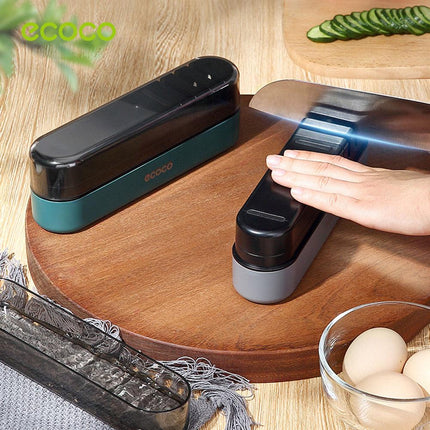 Multipurpose Ceramic Carbide Knife Shapener For Knives Scissors Cleaver Keychain Green.
