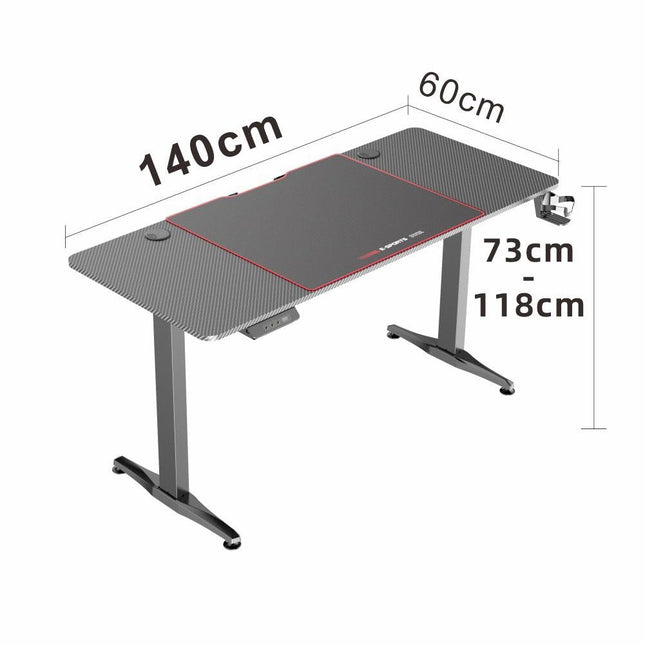 Gaming Standing Desk Home Office Lift Electric Height Adjustable Sit To Stand Motorized Standing Desk 1460.