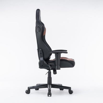 7 RGB Lights Bluetooth Speaker Gaming Chair Ergonomic Racing chair 165° Reclining Gaming Seat 4D Armrest Footrest Black.