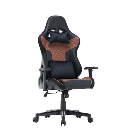 7 RGB Lights Bluetooth Speaker Gaming Chair Ergonomic Racing chair 165° Reclining Gaming Seat 4D Armrest Footrest Black.