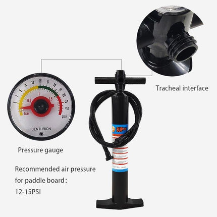 Manual Hand SUP Pump for Air Tracks Inflatable Mattresses Toys Mats.