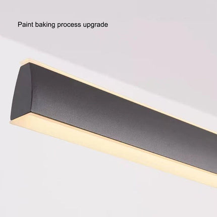 Modern Minimalist Trapezoid Pendant Light Adjustable LED Bar Light White.