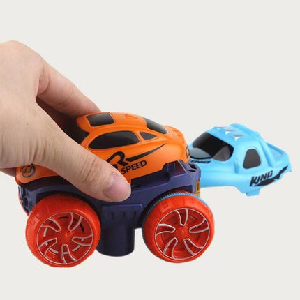 Changeable Track In The Dark Track with LED Light-Up Race Car Flexible Track Toy 184.