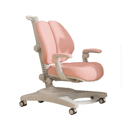 Solid Rubber Wood Height Adjustable Children Kids Ergonomic Pink Study Desk Chair 120cm AU.