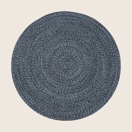 Handmade Country Cottage Reversible Cotton Area Rug 120 x 120 cm.