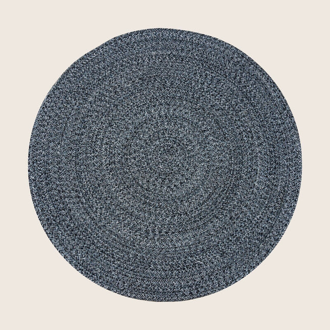 Handmade Country Cottage Reversible Cotton Area Rug 120 x 120 cm.