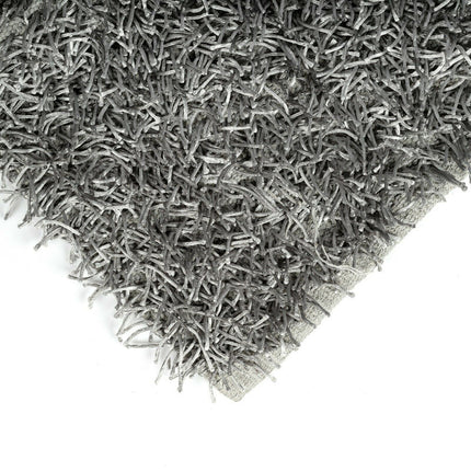 Luxury High Pile Soft Non Slip Bathmat 50 x 80cm (Silver).