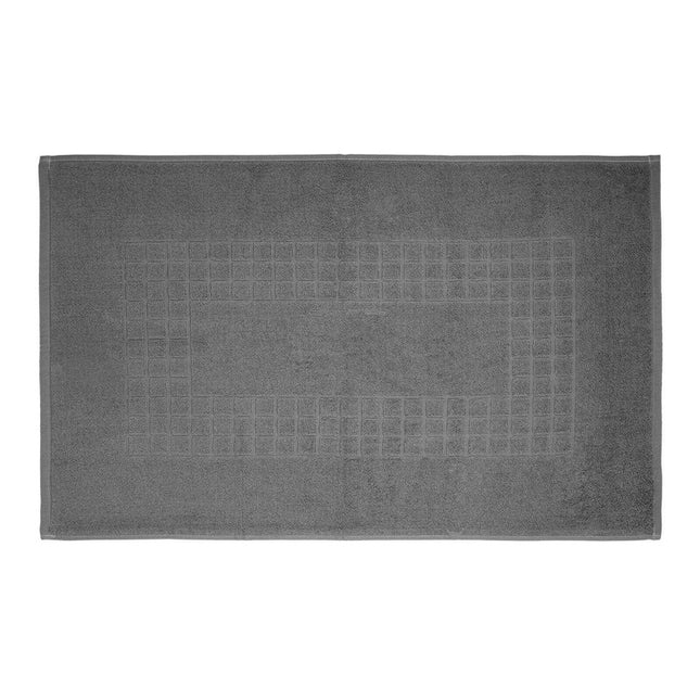 Microfiber Soft Non Slip Bath Mat Check Design (Anthrazit).