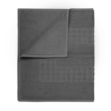 Microfiber Soft Non Slip Bath Mat Check Design (Anthrazit).