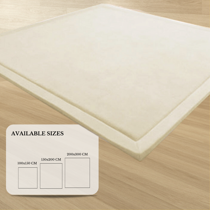 Soft Touch Ultra Plush Memory Foam Tatami Soft Ivory Mat - 200 X 300 CM.