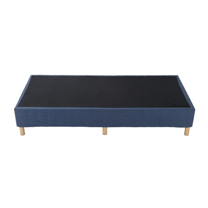 Metal Bed Frame Mattress Foundation Blue – Queen.