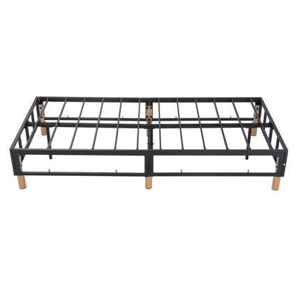 Metal Bedframe Mattress Foundation (Dark Grey) – King.