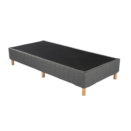 Metal Bed Frame Mattress Foundation Blue – Queen.