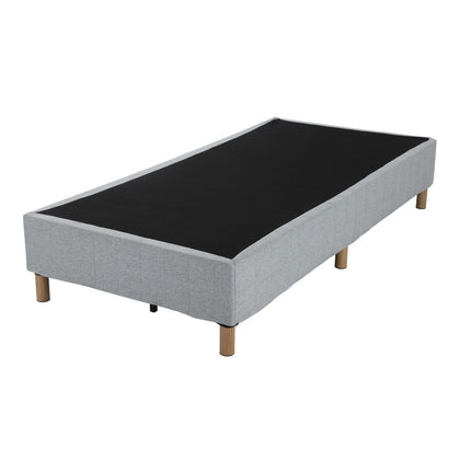 Metal Bedframe Mattress Foundation (Dark Grey) – Double.