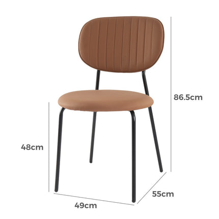 Tan Temptation Chair Duo.