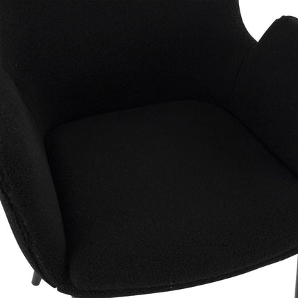 Charcoal Charm Armless Dining Chair Duo.