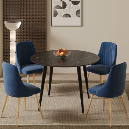 Gourmet Glamour: The Natural&Velvet Dining Set