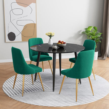 Gourmet Glamour: The Natural&Velvet Dining Set