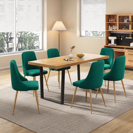 Gourmet Glamour: The Natural&Velvet Dining Set.